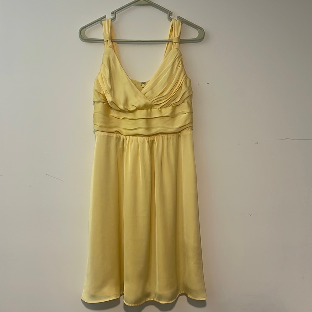 Canary yellow dress